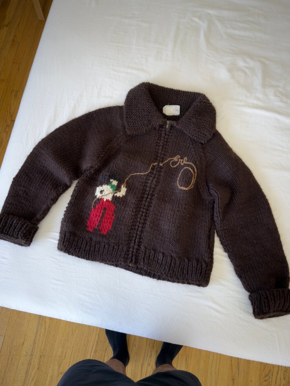 ERL Cowboy Wool Sweater in (Very Heavy Knit) - Size M - Rare Collector's Item